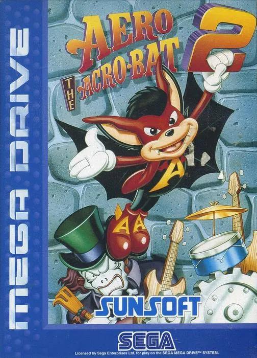 Game | Sega Mega Drive | Aero The Acro-Bat 2 Physical Video Games Game Sega