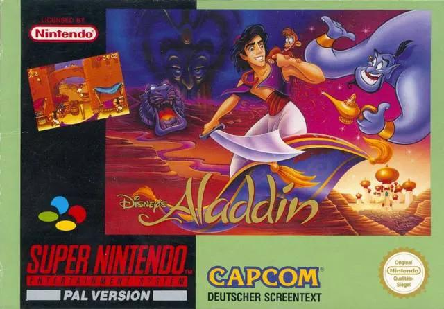 Game | Super Nintendo SNES | Aladdin Physical Video Games Game Nintendo