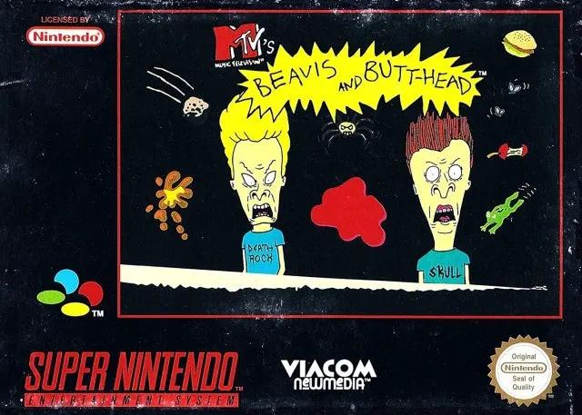 Game | Super Nintendo SNES | Beavis And Butthead Physical Video Games Game Nintendo