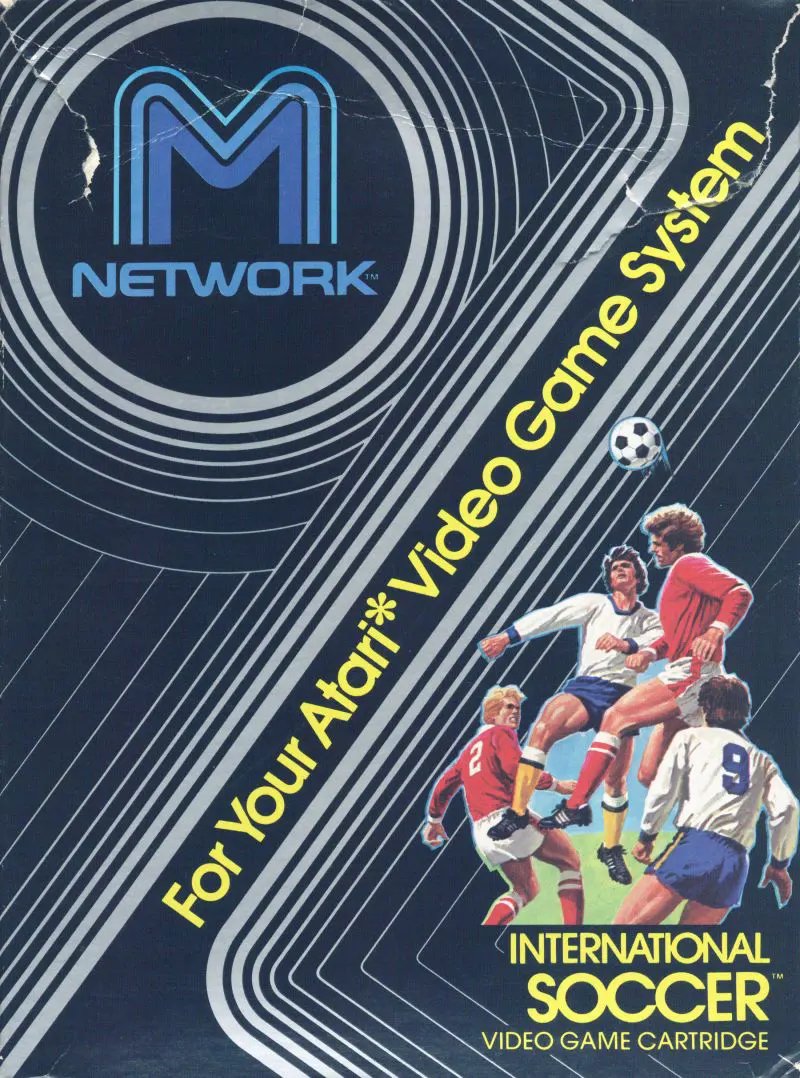 Game | Atari 2600 | International Soccer Physical Video Games Game Atari