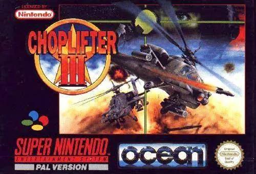 Game | Super Nintendo SNES | Choplifter 3 Physical Video Games Game Nintendo