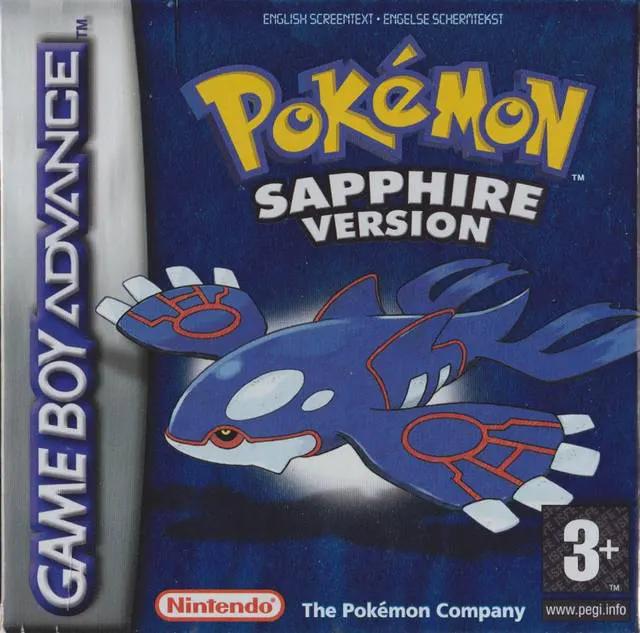 Game | Nintendo Game Boy Advance GBA | Pokemon Sapphire Physical Video Games Game Nintendo