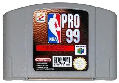 Game | Nintendo N64 | NBA Pro 99 Physical Video Games Game Nintendo