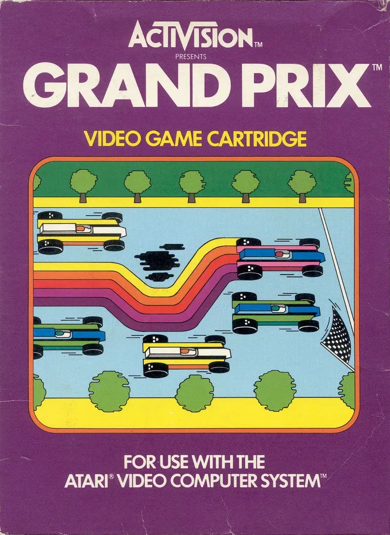 Game | Atari 2600 | Grand Prix Physical Video Games Game Atari