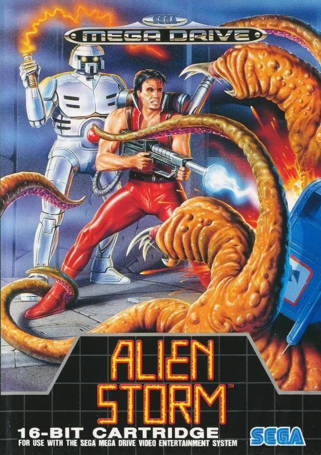 Game | Sega Mega Drive | Alien Storm Physical Video Games Game Sega