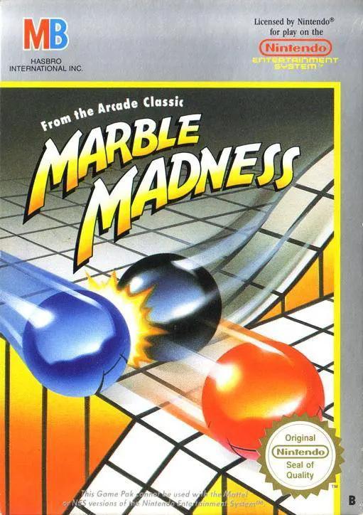 Game | Nintendo NES | Marble Madness Physical Video Games Game Nintendo