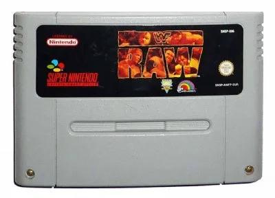 Game | Super Nintendo SNES | WWF RAW Physical Video Games Game Nintendo
