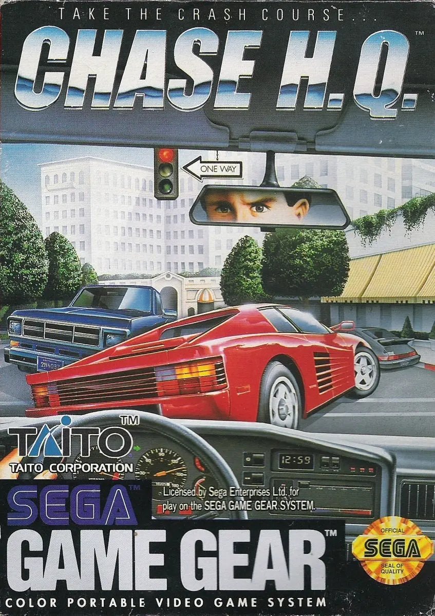 Game | Sega Game Gear | Chase HQ Physical Video Games Game Sega