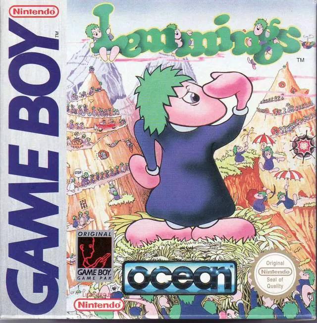 Game | Nintendo Game Boy GB | Lemmings Physical Video Games Game Nintendo