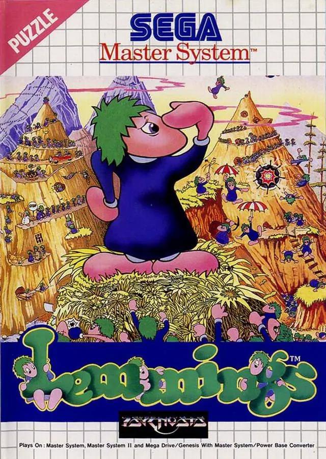 Game | Sega Master System | Lemmings Physical Video Games Game Sega