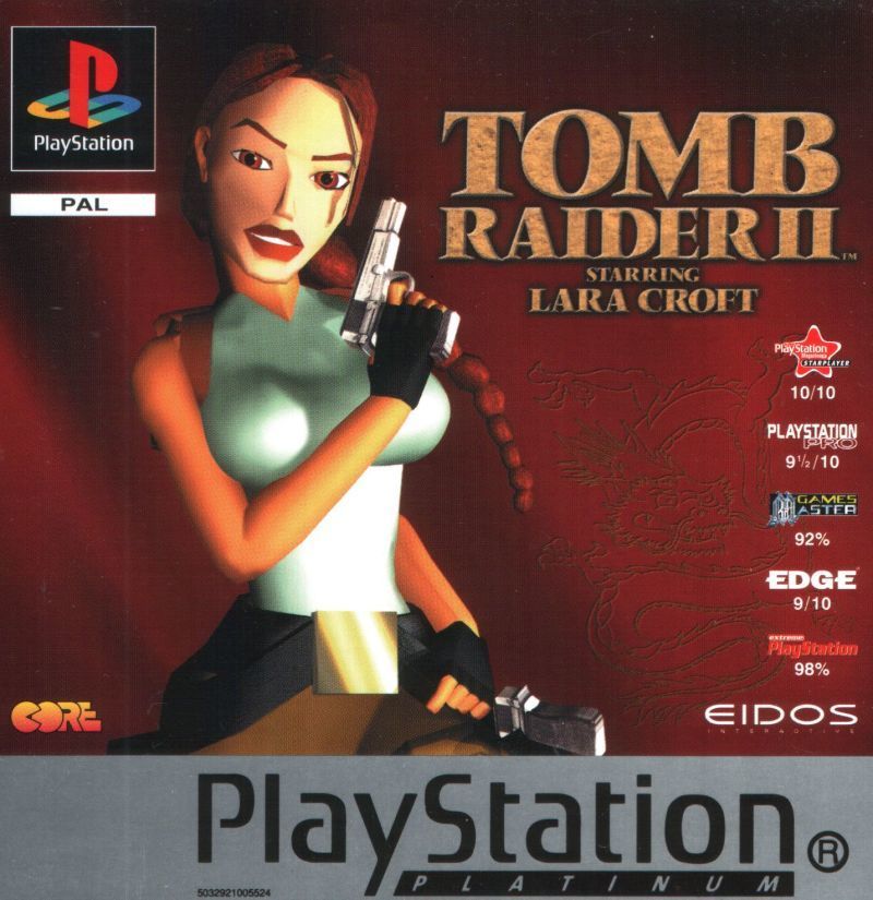Game | Sony PlayStation PS1 | Tomb Raider II (Platinum)
