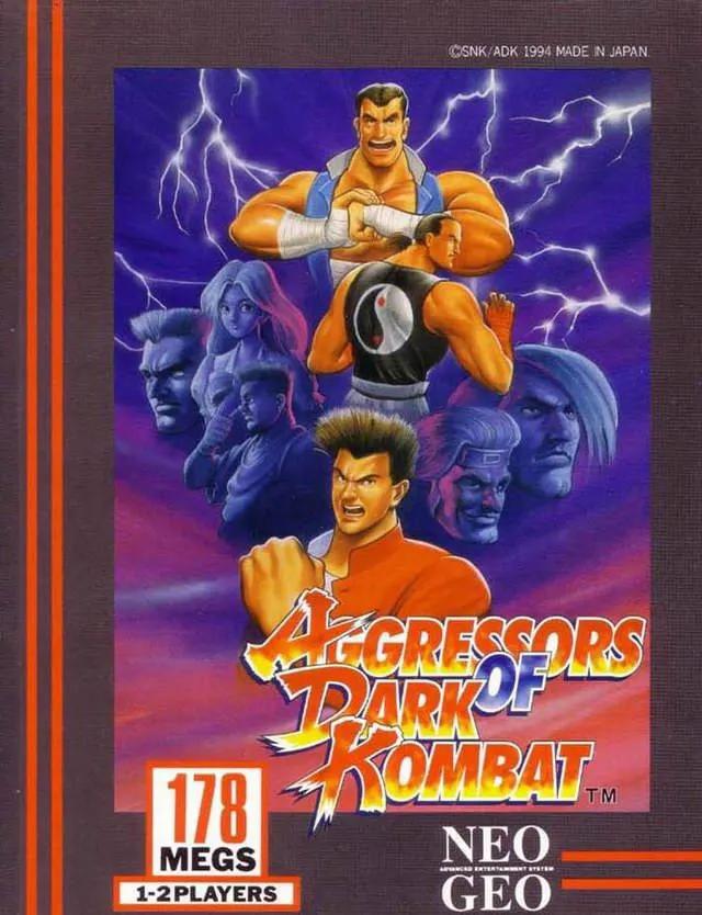 Game | SNK Neo Geo AES | Aggressors Of Dark Kombat NGH-074 Physical Video Games Game SNK