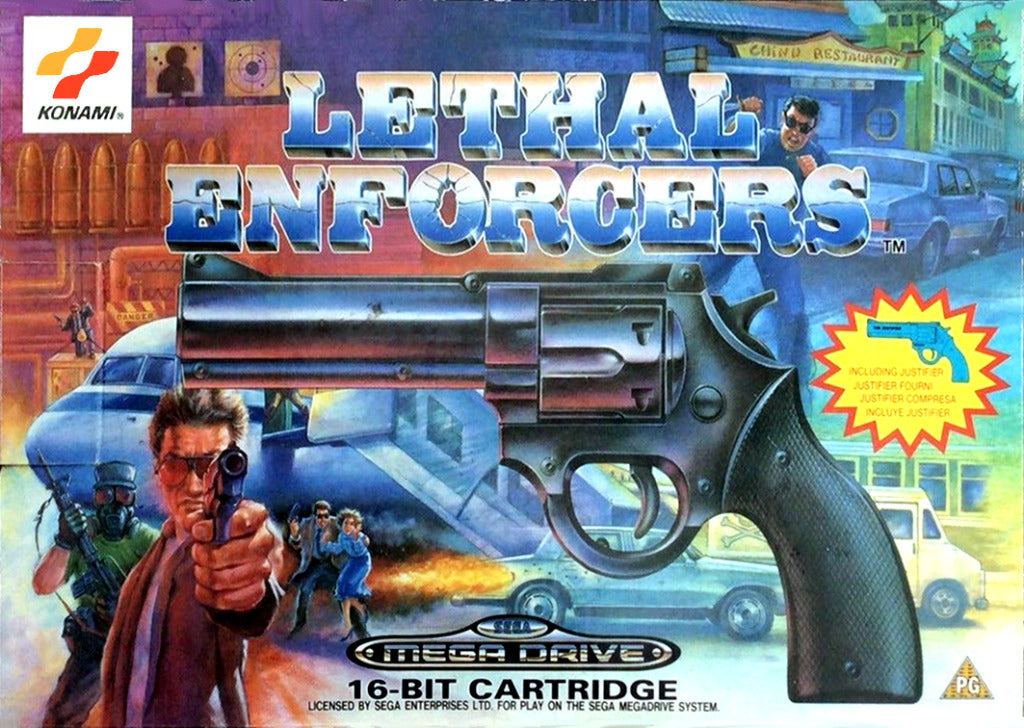 Game | Sega Mega Drive | Lethal Enforcers Physical Video Games Game Sega