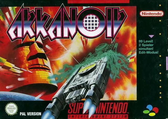 Game | Super Nintendo SNES | Arkanoid Physical Video Games Game Nintendo