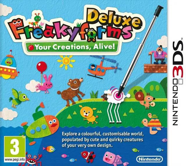 Game | Nintendo 3DS | Freakyforms Deluxe: Your Creations, Alive Physical Video Games Game Nintendo