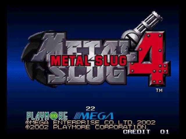 Game | SNK Neo Geo AES | Metal Slug 4 NGH-263 Physical Video Games Game SNK