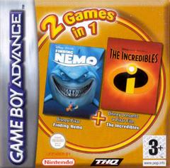 Game | Nintendo Game Boy Advance GBA | The Incredibles + Finding Nemo
