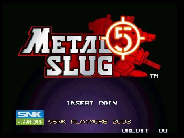 Game | SNK Neo Geo AES | Metal Slug 5 NGH-268 Physical Video Games Game SNK