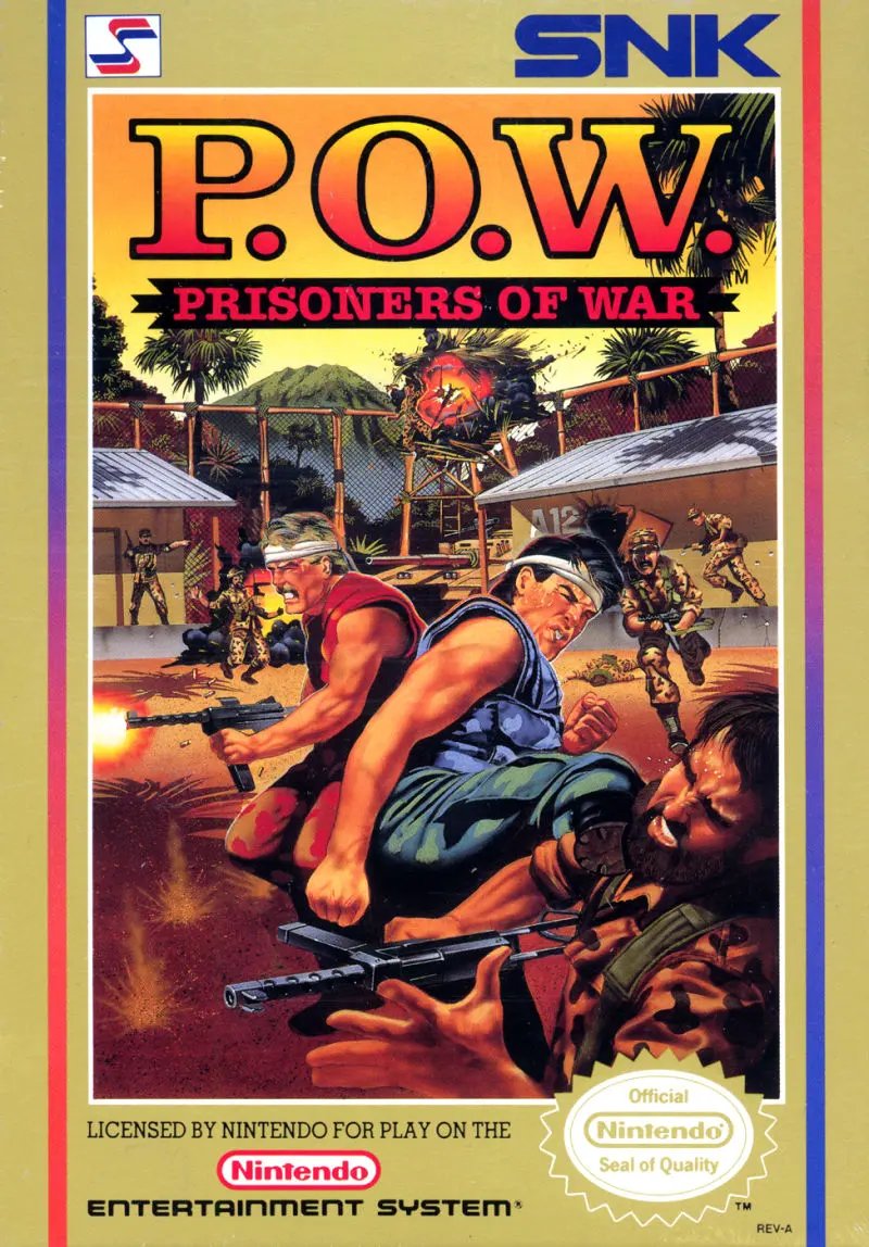 Game | Nintendo NES | POW Prisoners Of War Physical Video Games Game Nintendo