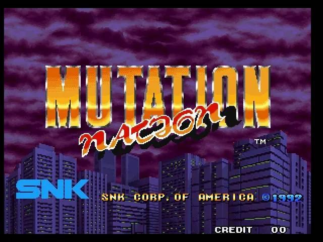 Game | SNK Neo Geo AES | Mutation Nation NGH-014 Physical Video Games Game SNK