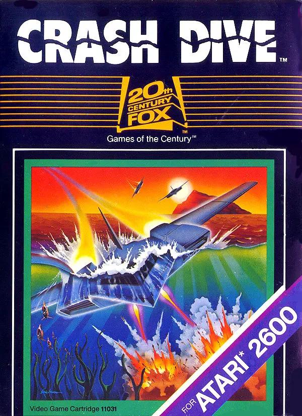 Game | Atari 2600 | Crash Dive Physical Video Games Game Atari