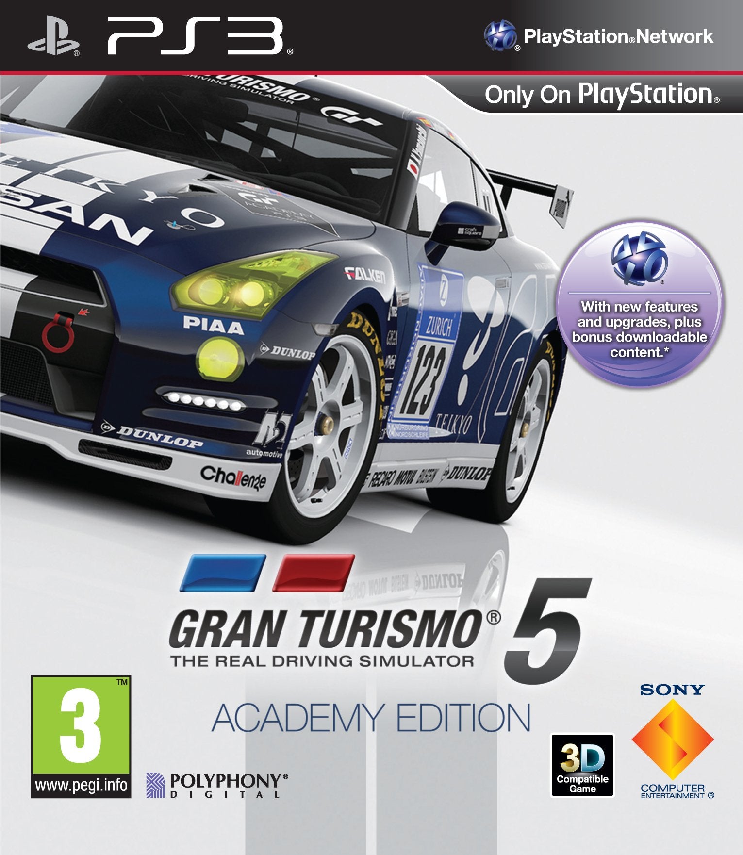 Game | Sony PlayStation PS3 | Gran Turismo 5 (Academy Edition)