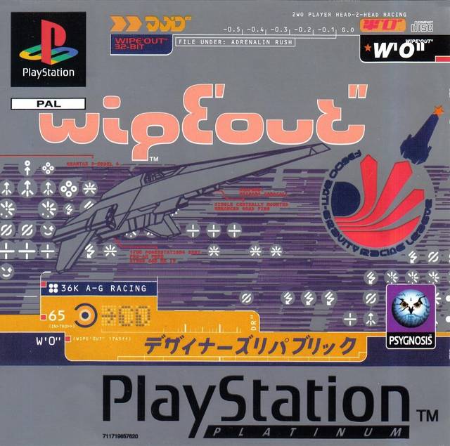Game Sony PlayStation PS1 Wipeout (Platinum)
