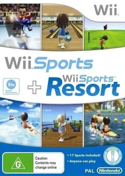 Game | Nintendo Wii | Wii Sports & Wii Sports Resort Physical Video Games Game Nintendo