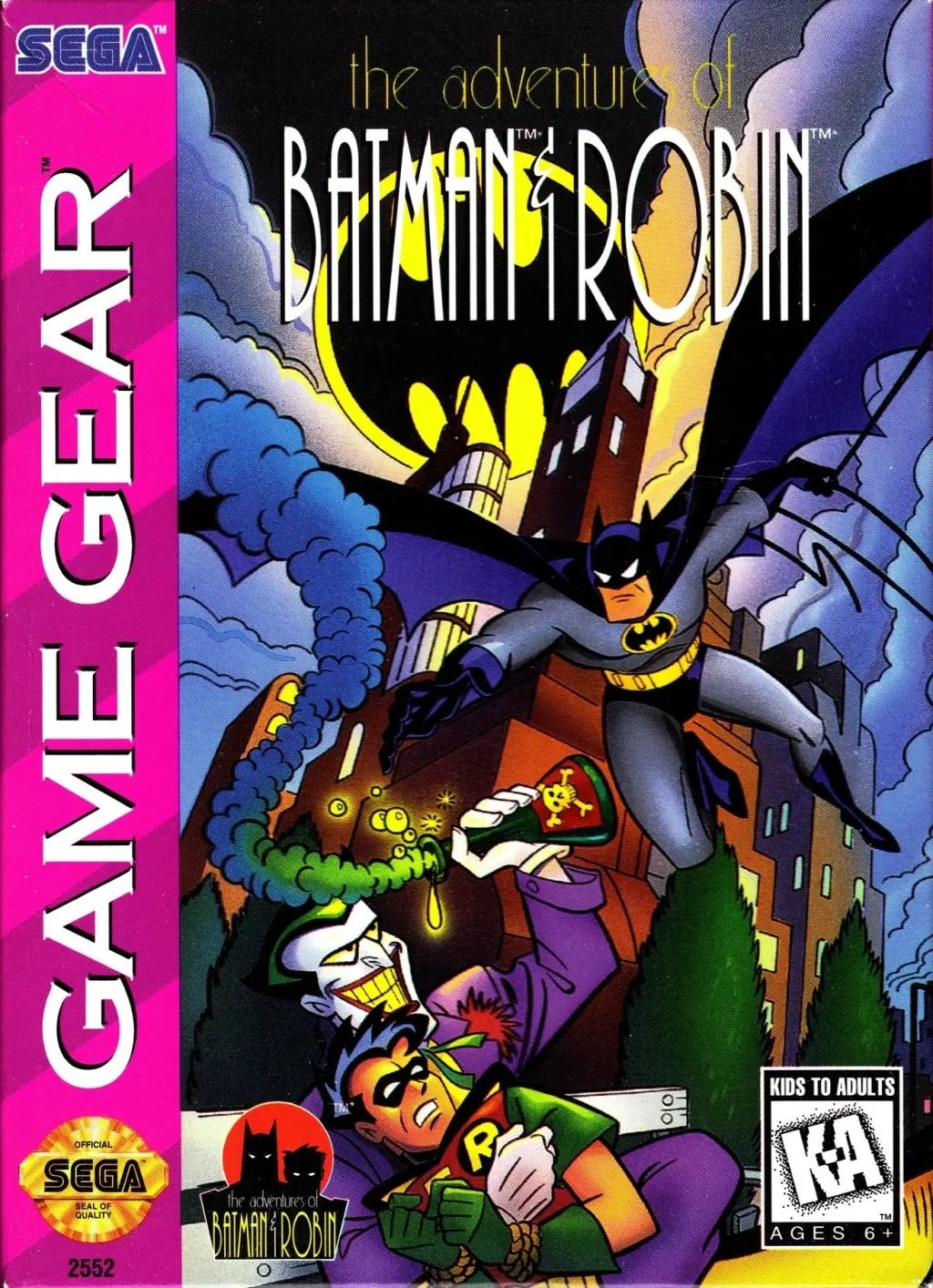 Game | Sega Game Gear | Adventures Of Batman And Robin Physical Video Games Game Sega