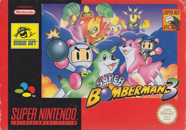 Game | Super Nintendo SNES | Super Bomberman 3 Physical Video Games Game Nintendo