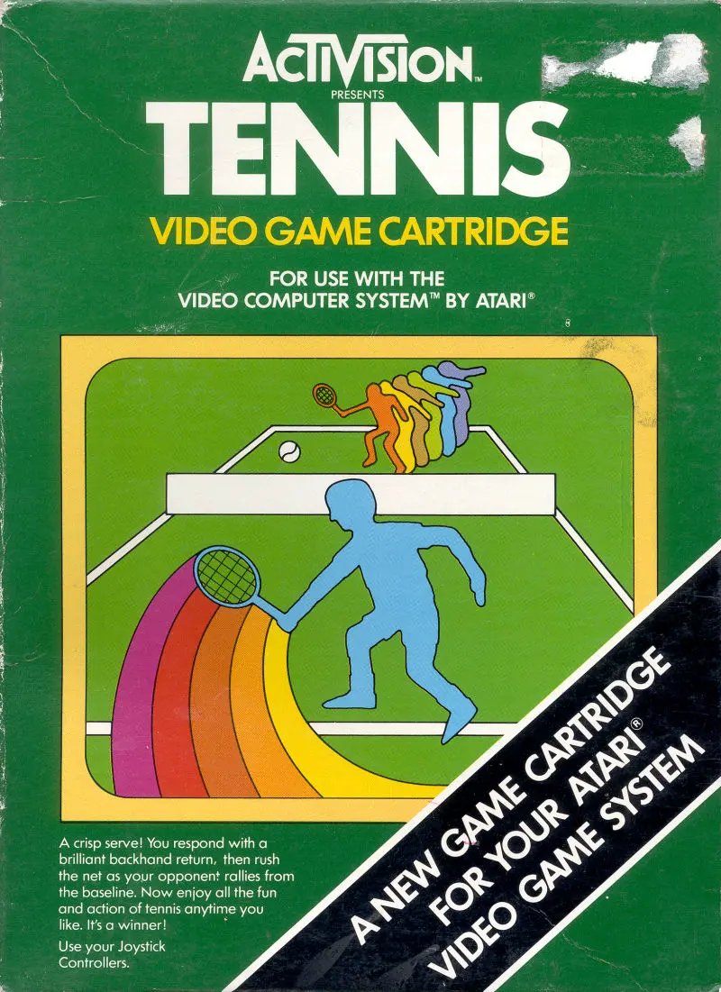Game | Atari 2600 | Tennis Physical Video Games Game Atari