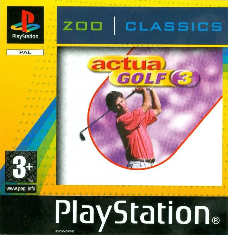 Game | Sony PlayStation PS1 | Actua Golf 3 Physical Video Games Game Sony