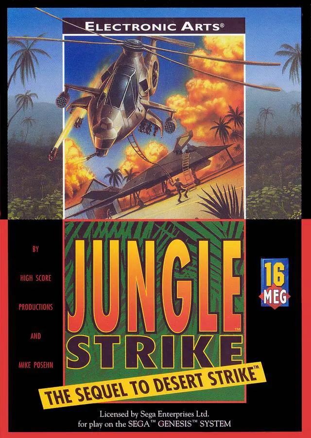 Game | Sega Genesis | Jungle Strike Physical Video Games Game Sega