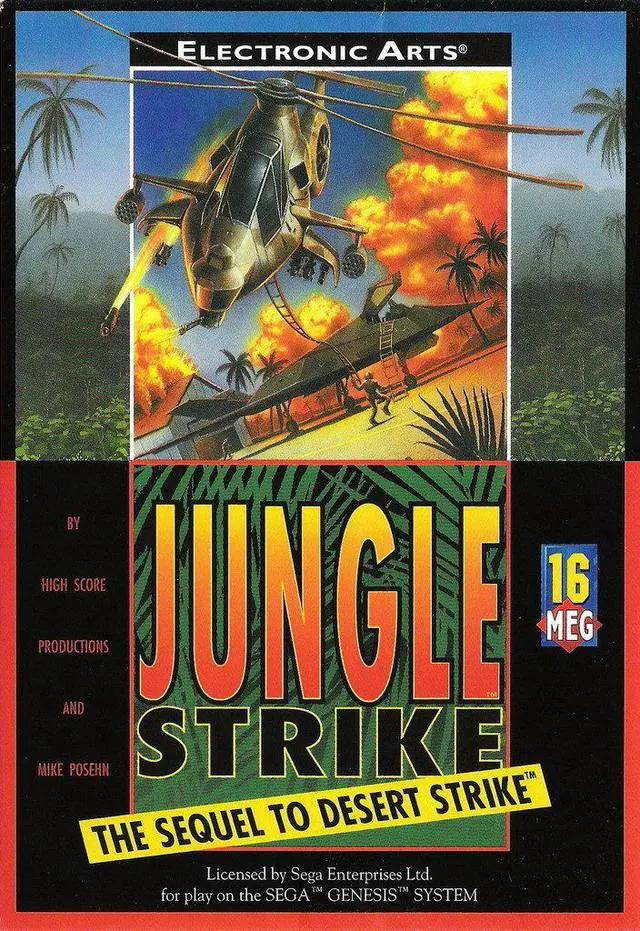 Game | Sega Mega Drive | Jungle Strike Physical Video Games Game Sega