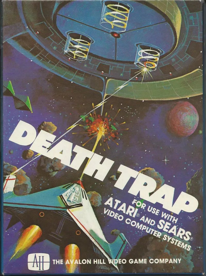 Game | Atari 2600 | Death Trap Physical Video Games Game Atari