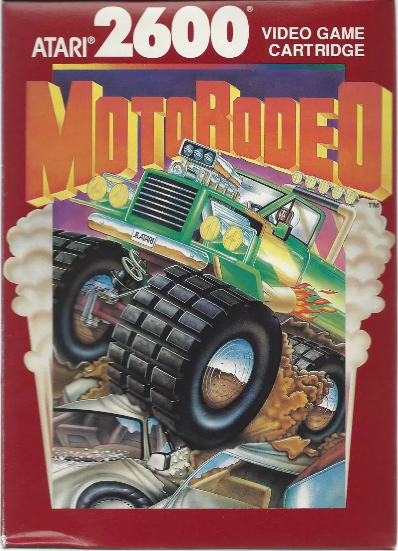 Game | Atari 2600 | MotoRodeo Physical Video Games Game Atari