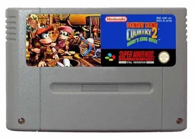 Game | Super Nintendo SNES | Donkey Kong Country 2 Physical Video Games Game Nintendo