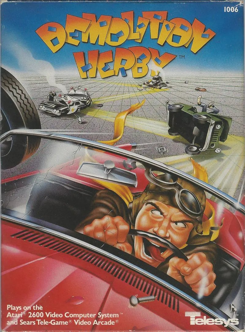 Game | Atari 2600 | Demolition Herby Physical Video Games Game Atari