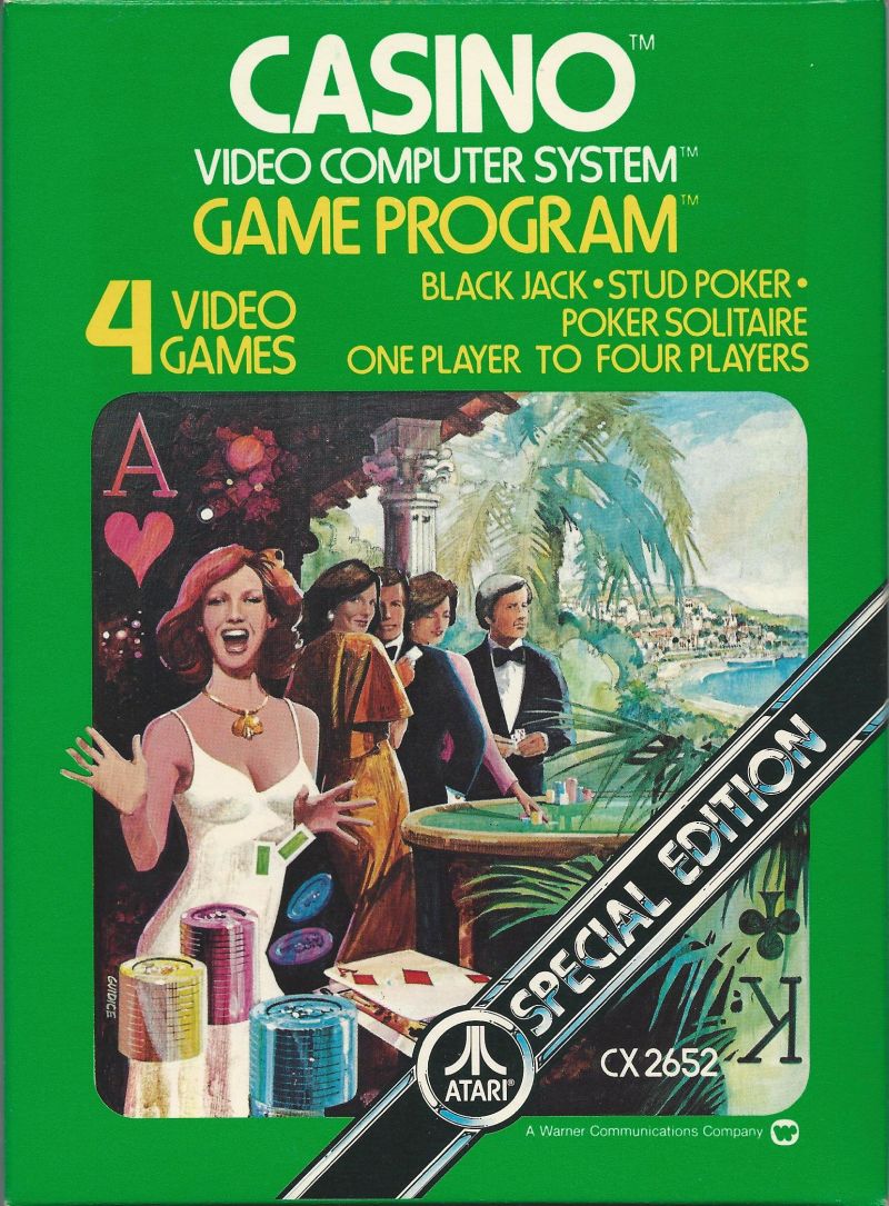 Game | Atari 2600 | Casino (Text Label)
