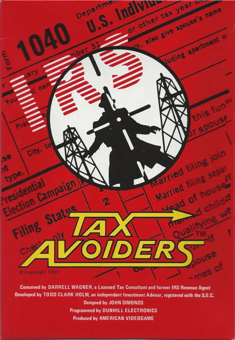 Game | Atari 2600 | Tax Avoiders Physical Video Games Game Atari