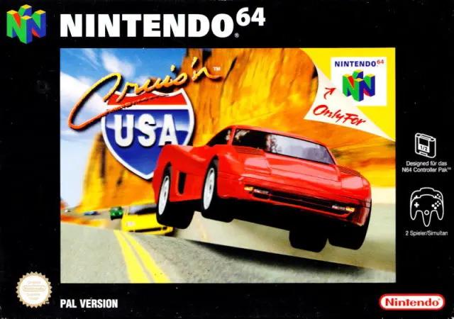 Game | Nintendo N64 | Cruis'n USA Physical Video Games Game Nintendo