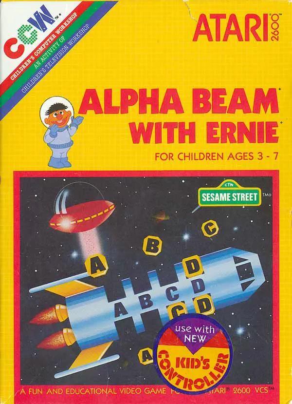 Game | Atari 2600 | Alpha Beam With Ernie Physical Video Games Game Atari