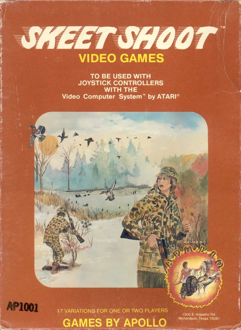 Game | Atari 2600 | Skeet Shoot Physical Video Games Game Atari