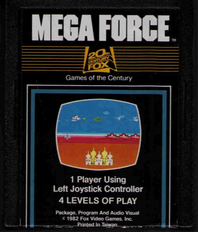 Game | Atari 2600 | Megaforce Physical Video Games Game Atari