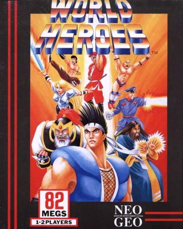 Game | SNK Neo Geo AES | World Heroes NGH-053 Physical Video Games Game SNK