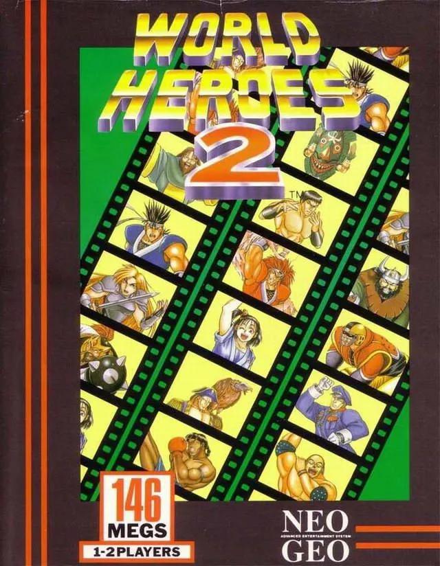 Game | SNK Neo Geo AES | World Heroes 2 NGH-057 Physical Video Games Game SNK