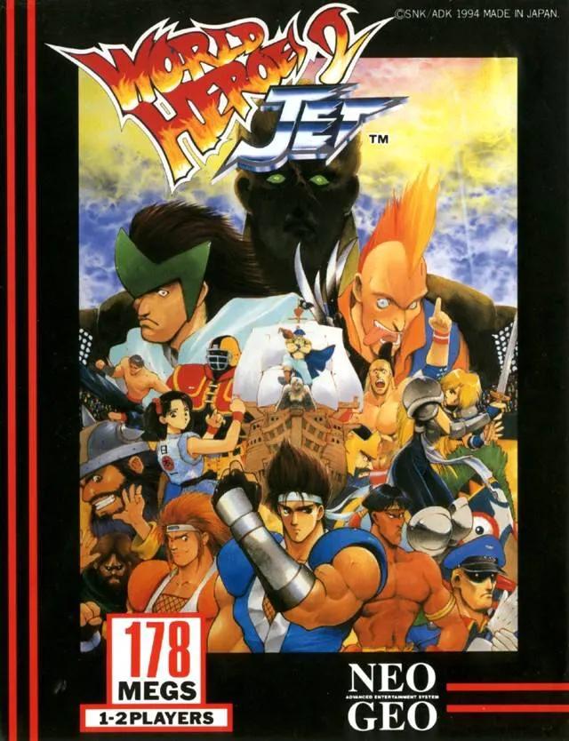 Game | SNK Neo Geo AES | World Heroes 2 Jet NGH-064 Physical Video Games Game SNK