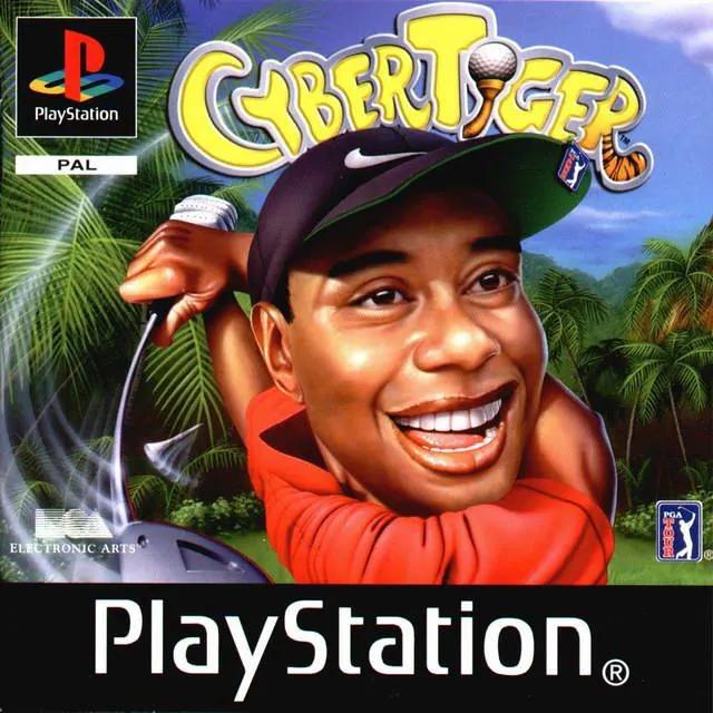 Game | Sony PlayStation PS1 | CyberTiger Physical Video Games Game Sony