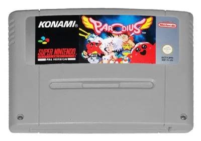 Game | Super Nintendo SNES | Parodius Physical Video Games Game Nintendo