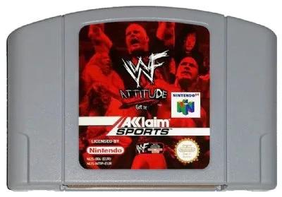 Game | Nintendo N64 | WWF Attitude Physical Video Games Game Nintendo